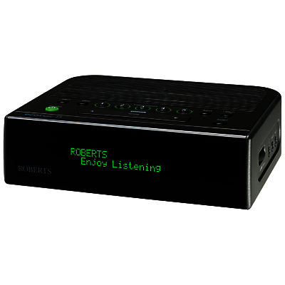 ROBERTS Ecologic 15 DAB/FM Digital Clock Radio, Black ROBERTS Ecologic 15 DAB/FM Digital Clock Radio, Black